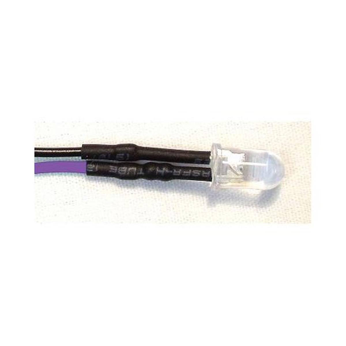 Ubl12v-3-p Ultra Bright 12 Volt 3mm Led 10pk - Purple