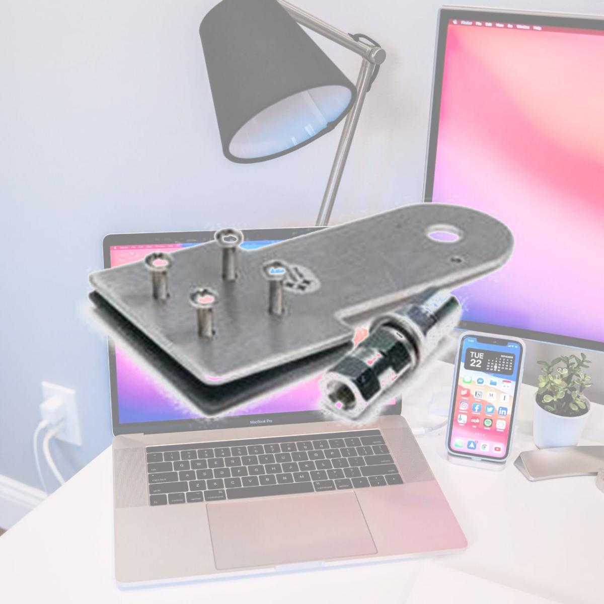 Picture of Firestik SS194A Screw-On Extended Stake-Hole CB Antenna Mount - Stainless Steel