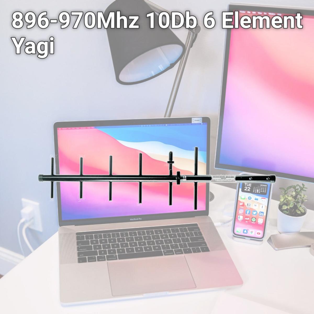 Picture of Maxrad MYA9306 896-970Mhz 10Db 6 Element Yagi
