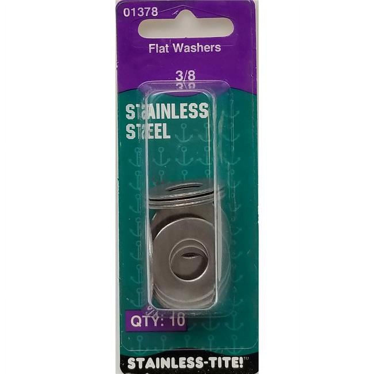 7401378 0.375 In. Stainless Steel Flat Washer