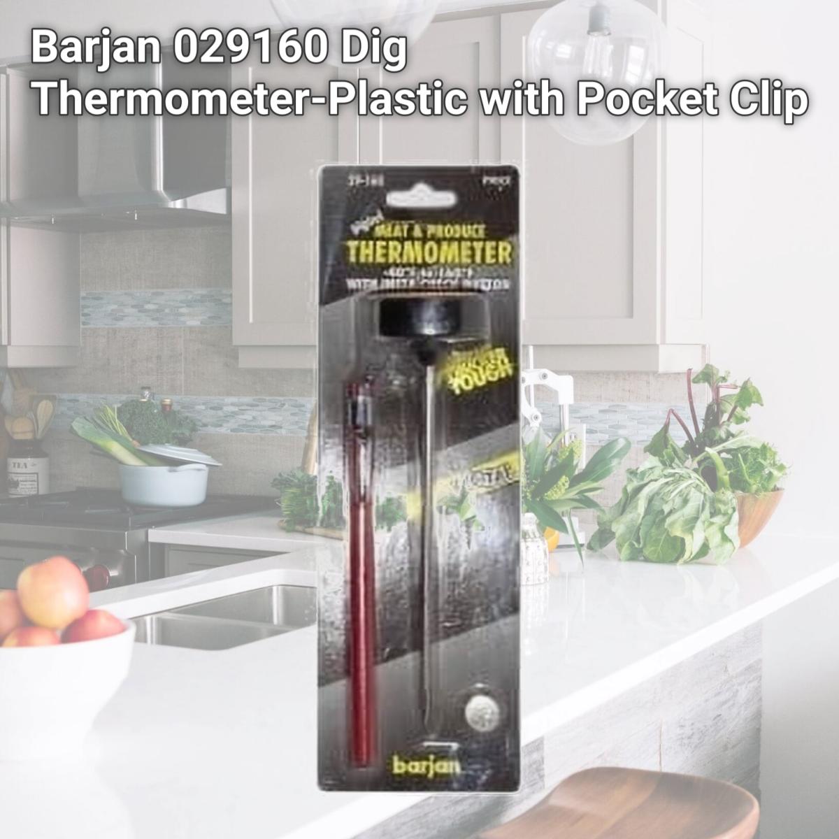 Picture of Barjan 029160 Dig Thermometer-Plastic with Pocket Clip