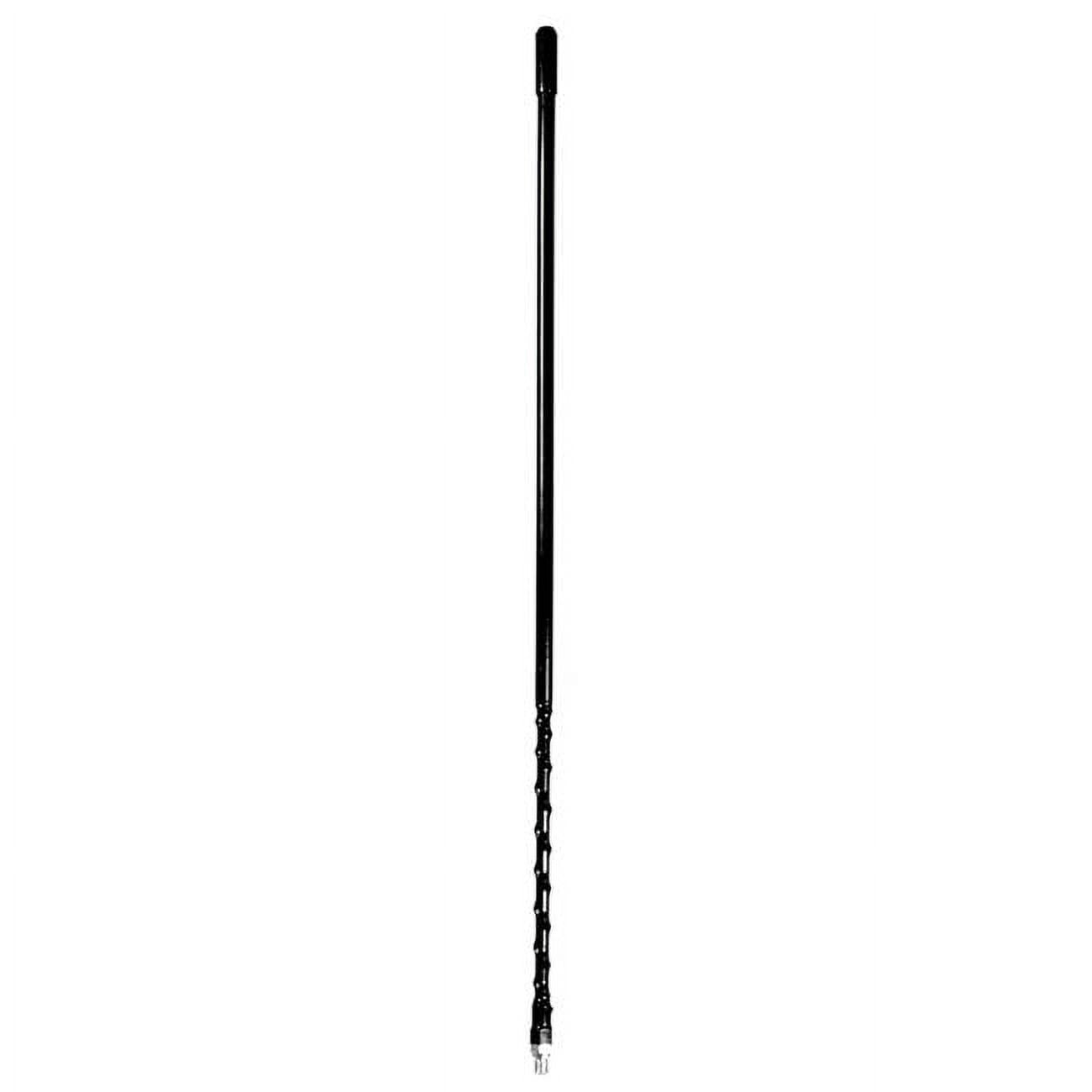 JBC300-B 3 ft. Fiberglass Whip, Black