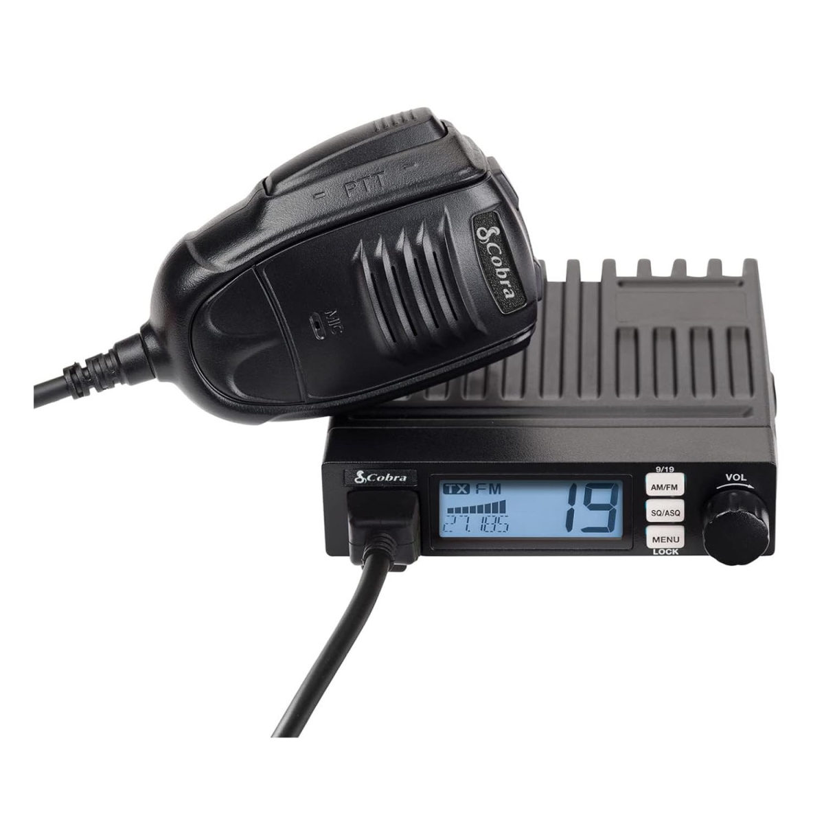 19MINIAMFM AM & FM Ultra-Compact 40 Channel CB Radio