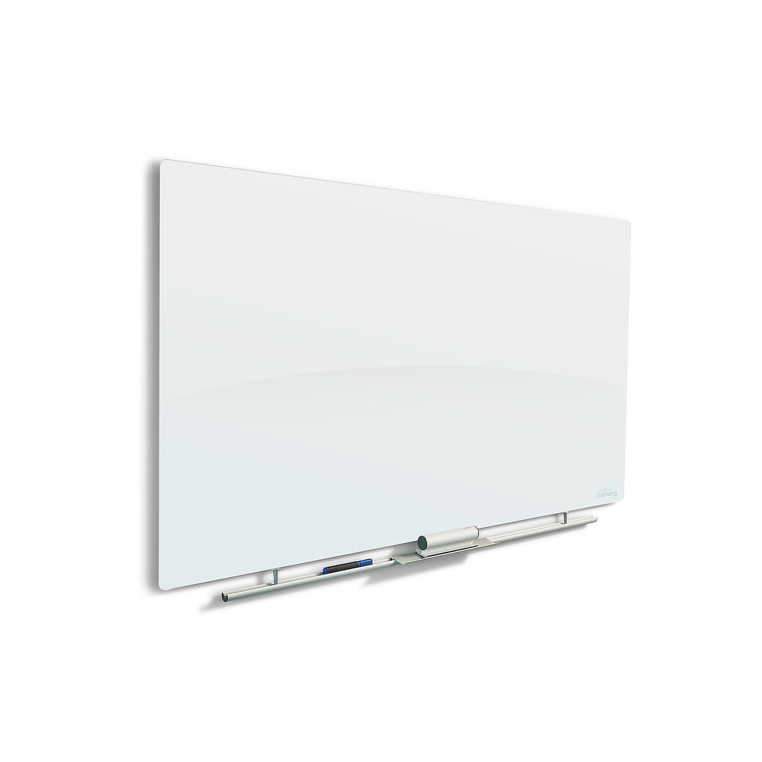 Iceberg 31193 36 X 62 In. Clarity Magnetic Glass Dry Erase Board