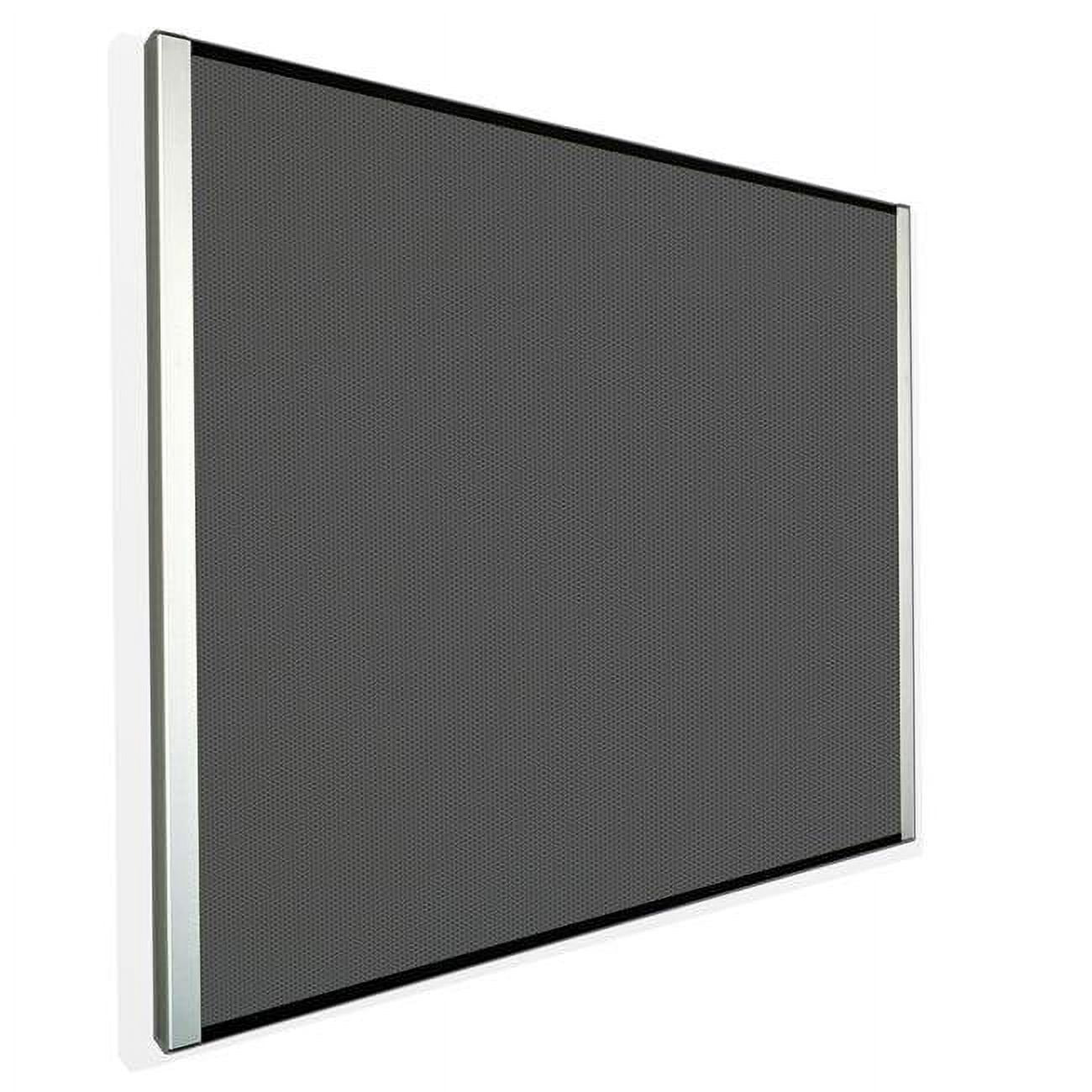 Iceberg 34110 24 X 38 In. Perforated Steel Magnetic & Tackable Bulletin Board, Charcoal