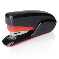 Quick Touch Full Strip Stapler, 15 Sheets - Black With Red - Pack Of 6