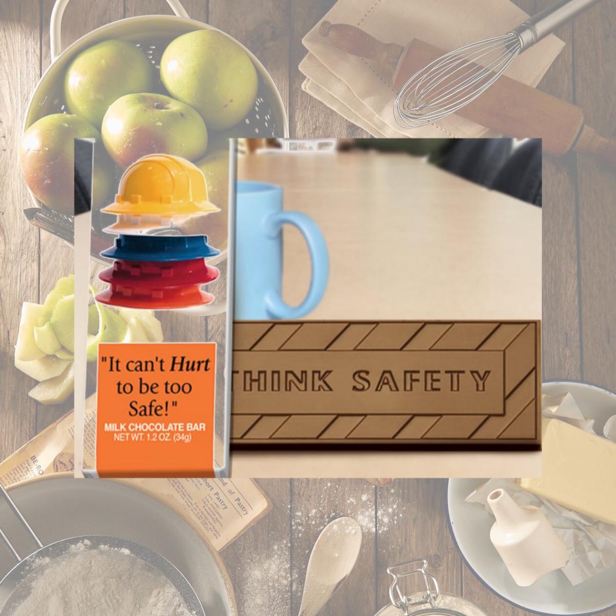 Picture of Chocolate Chocolate 310014 It Cant Hurt to Be Too Safe Wrapper Bars - Pack of 50