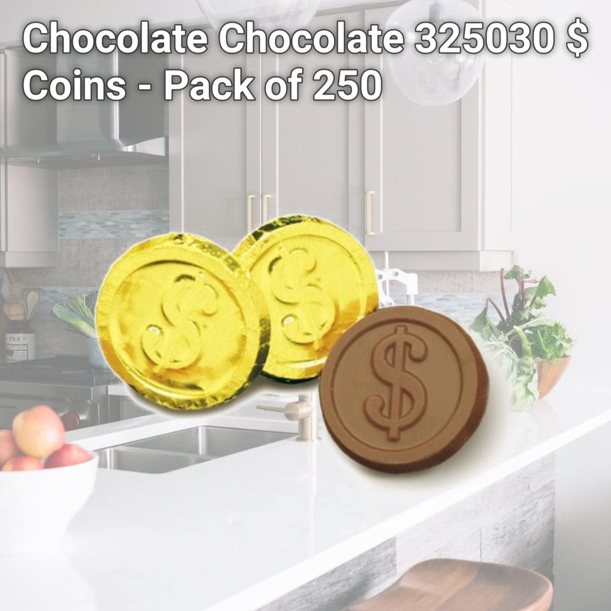 Picture of Chocolate Chocolate 325030 $ Coins - Pack of 250