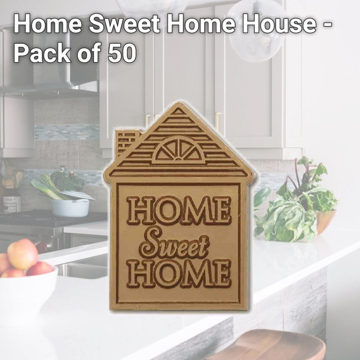 Picture of Chocolate Chocolate 320010 Home Sweet Home House - Pack of 50