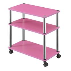 131394pk Designs2go Office Caddy, Pink - 23.75 X 11.75 X 25 In.