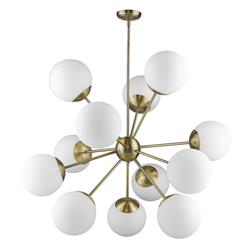 UPC 741142000021 product image for Trend Lighting TP20006ATB Solea 12-Light Antique Brass Chandelier | upcitemdb.com