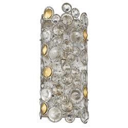 UPC 741142000076 product image for Trend Lighting TW40005ASL Vitozzi 2-Light Antique Silver Leaf Sconce | upcitemdb.com