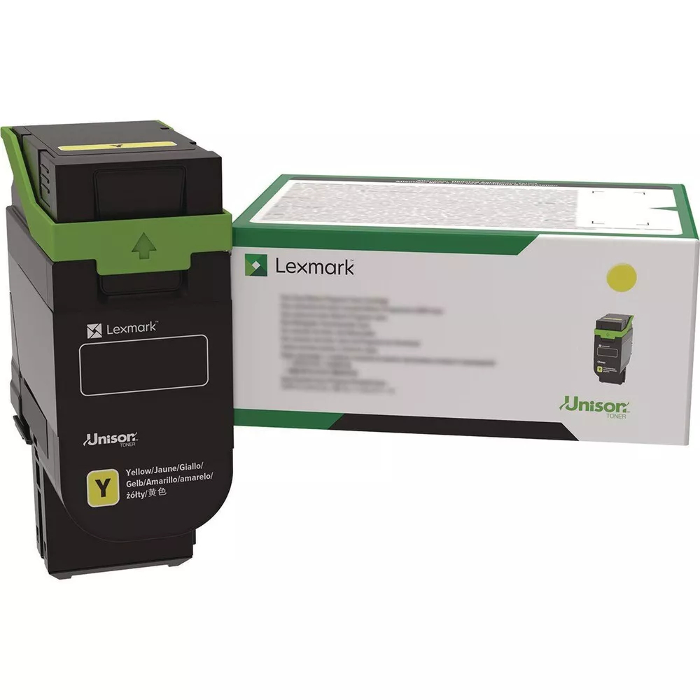 Lexmark LEX75M1XY0 CS632DWE Extra High Yield Return Program Standard Yield Yellow Toner Cartridge - Page Yield 11700