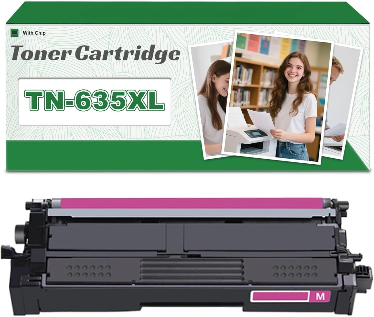 RPLBRTN635XLM 4500 Pages High Yield Toner Cartridge, Magenta