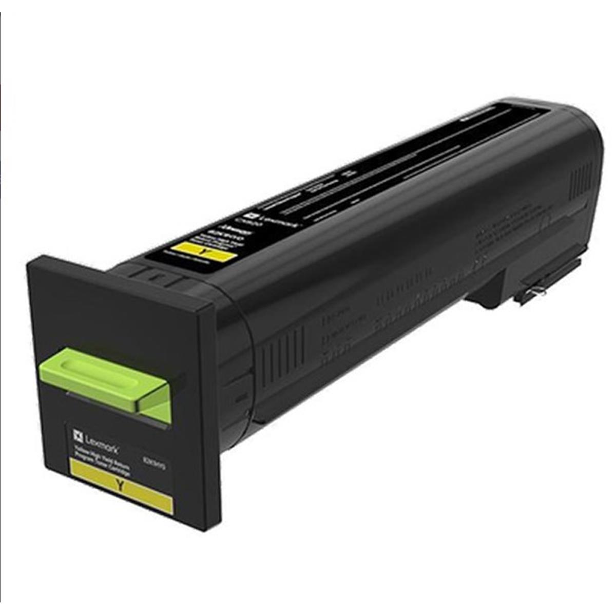 Lexmark LEX82K0HYG CX820DE GSA High TAA High Yield Yellow Return Program Toner Cartridge