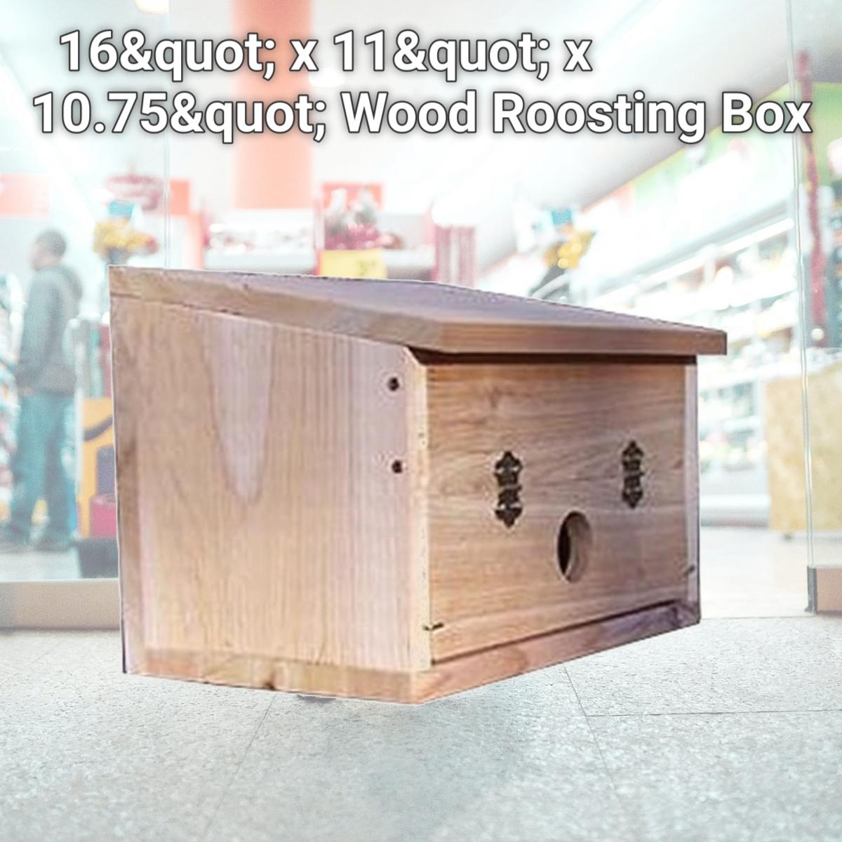 Picture of Stovall SP15H 16&quot; x 11&quot; x 10.75&quot; Wood Roosting Box