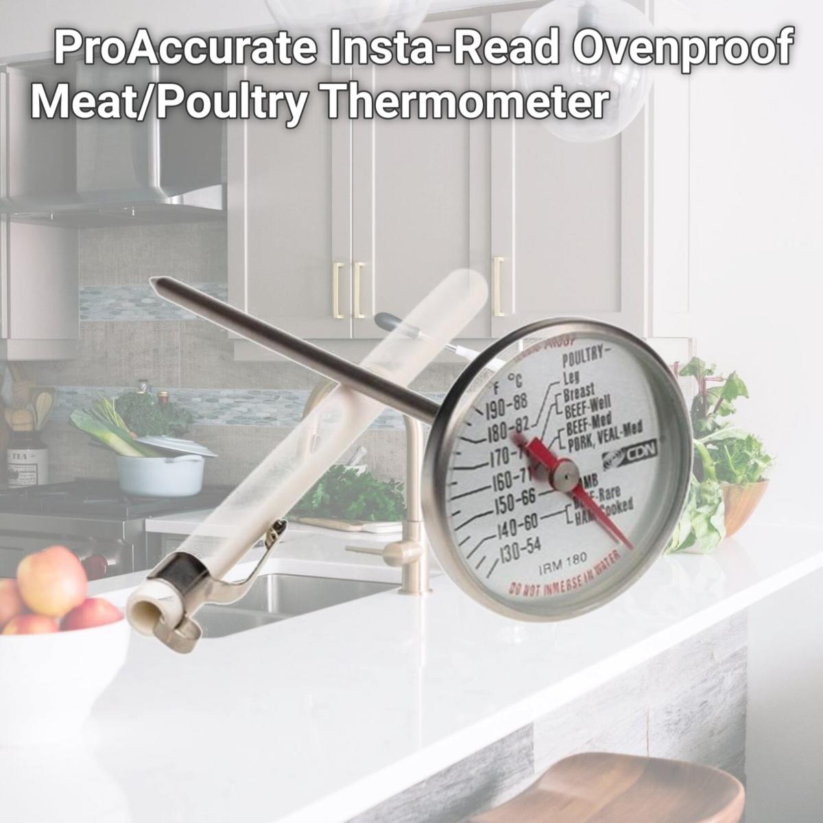 Picture of CDN IRM190 ProAccurate Insta-Read Ovenproof Meat/Poultry Thermometer