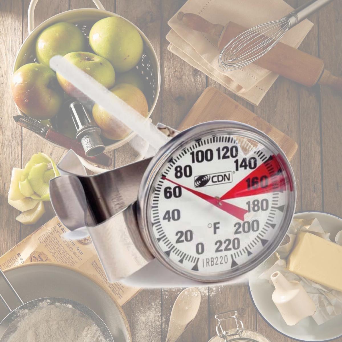 Picture of CDN IRB220-F-6.5 ProAccurate Insta-Read Beverage & Frothing Thermometer  6.5 Inch Stem
