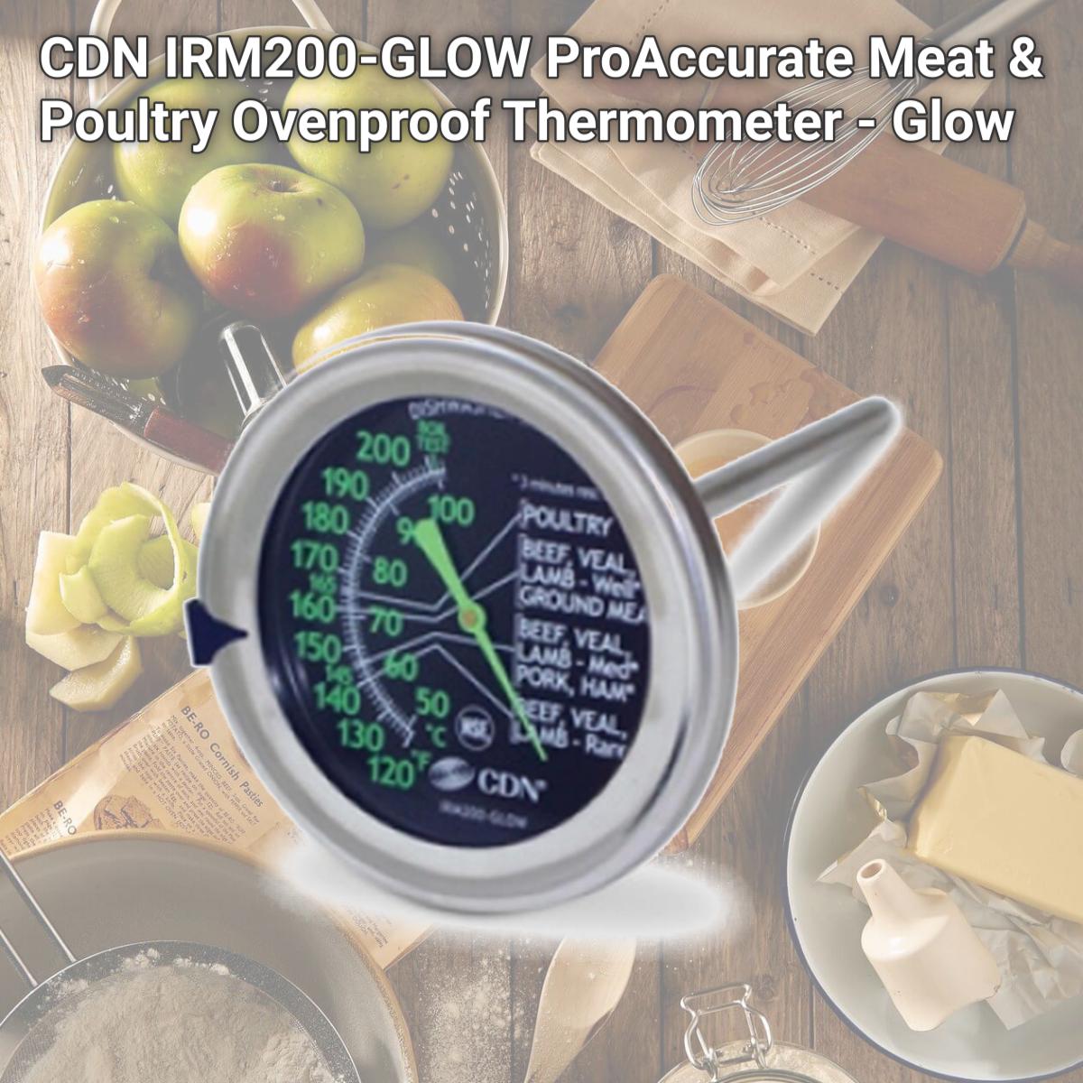 Picture of CDN IRM200-GLOW ProAccurate Meat & Poultry Ovenproof Thermometer - Glow