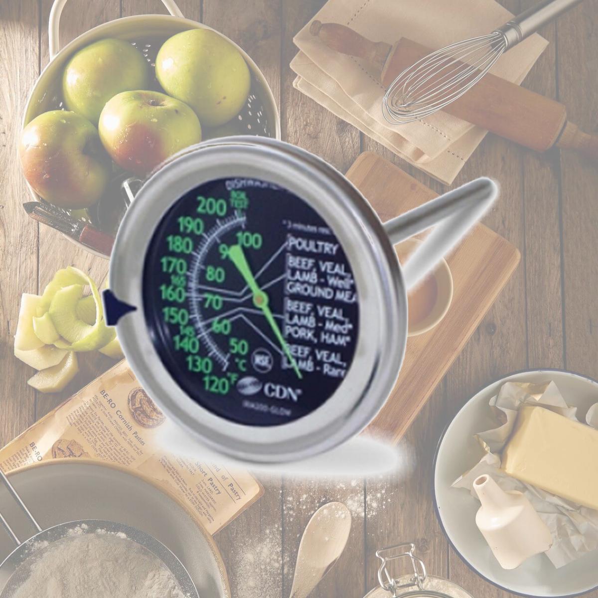 Picture of CDN IRM200-GLOW ProAccurate Meat & Poultry Ovenproof Thermometer - Glow