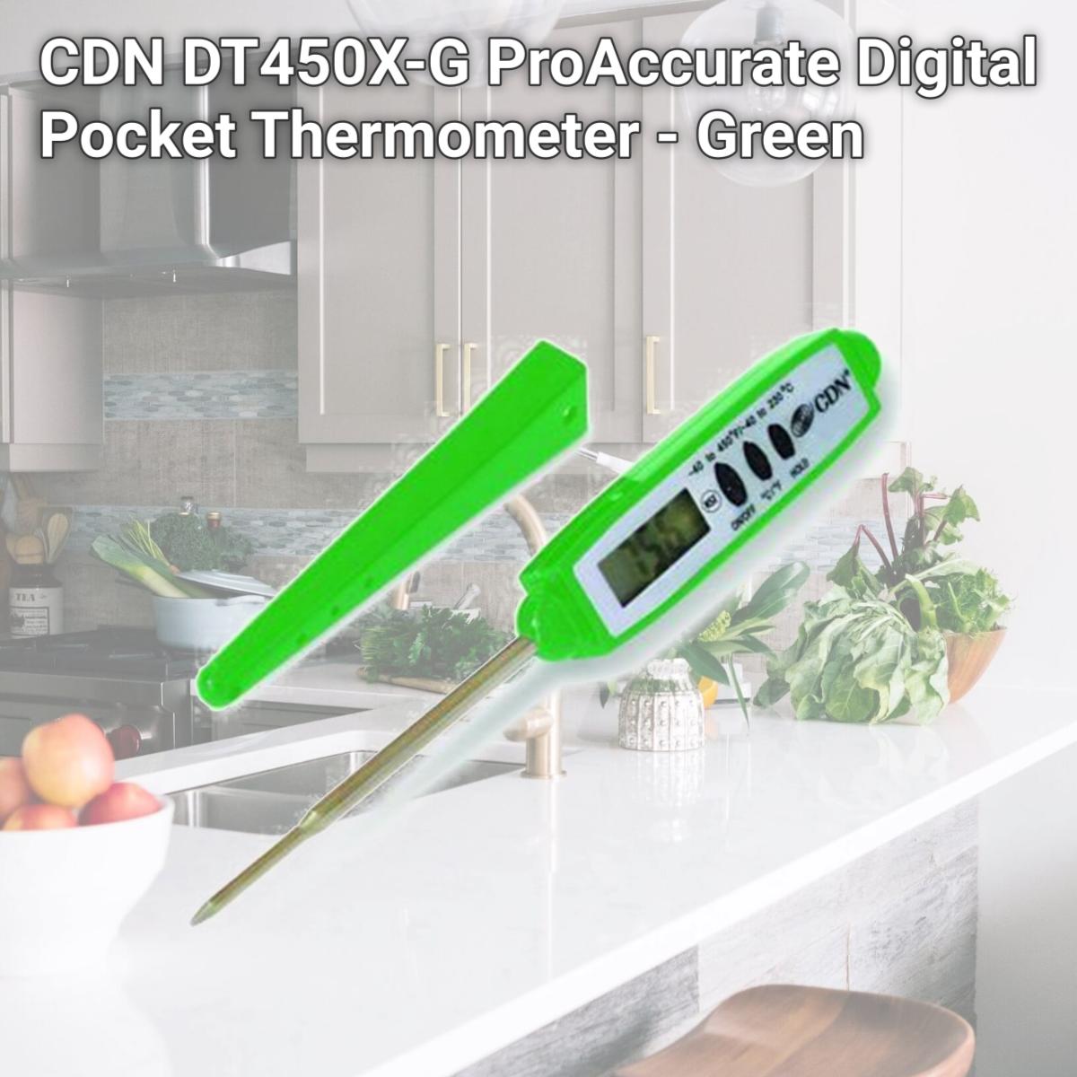 Picture of CDN DT450X-G ProAccurate Digital Pocket Thermometer - Green