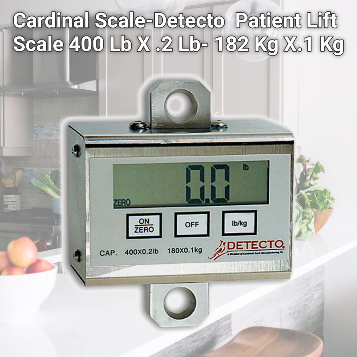 Picture of Detecto PL400 Patient Lift Scale 400 Lb X .2 Lb- 182 Kg X.1 Kg