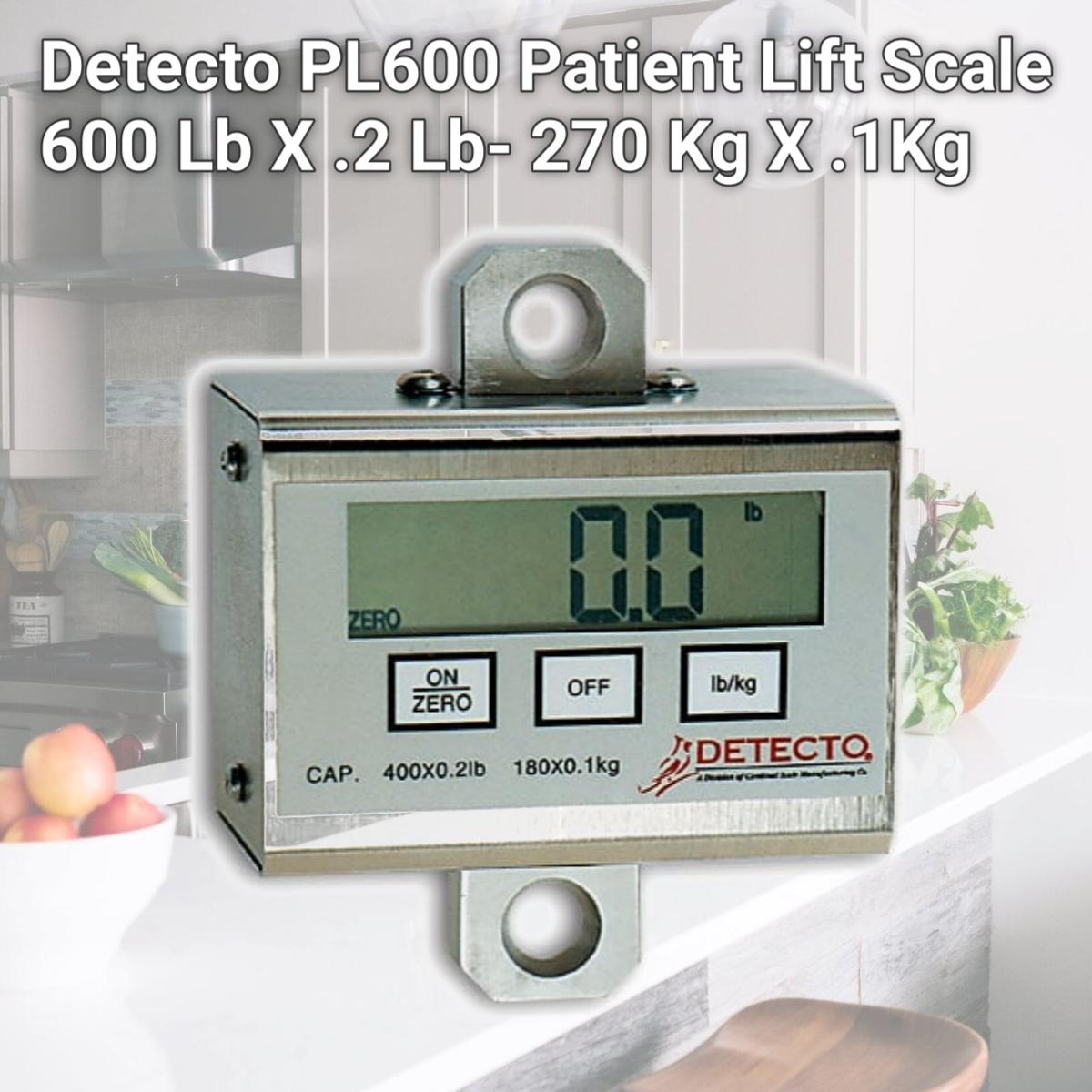 Picture of Detecto PL600 Patient Lift Scale 600 Lb X .2 Lb- 270 Kg X .1Kg