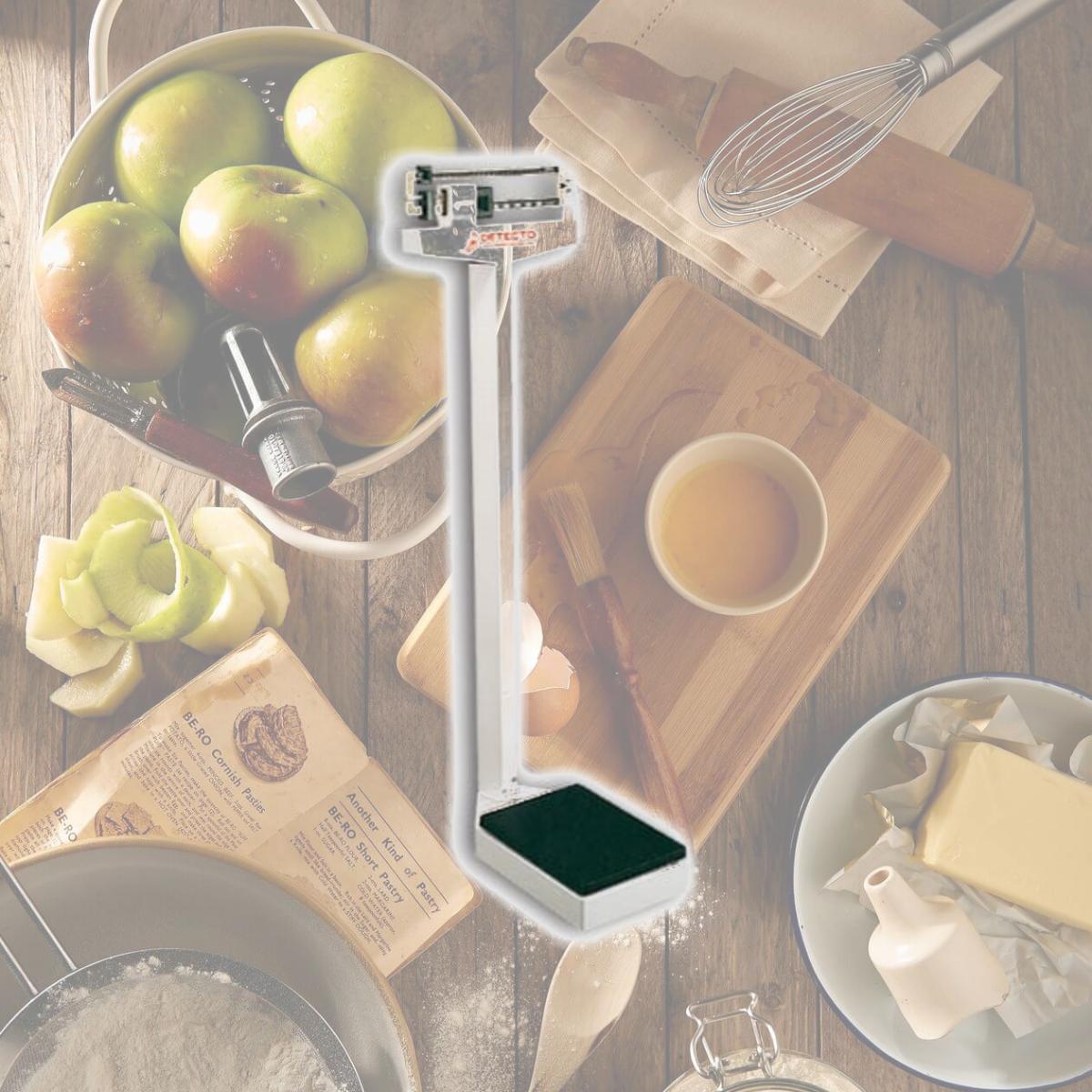 Picture of Detecto 2371 10.5 in. X 14.5 in. Platform Eye Level Physician Scale 180 Kg X 100 G Without Height Rod