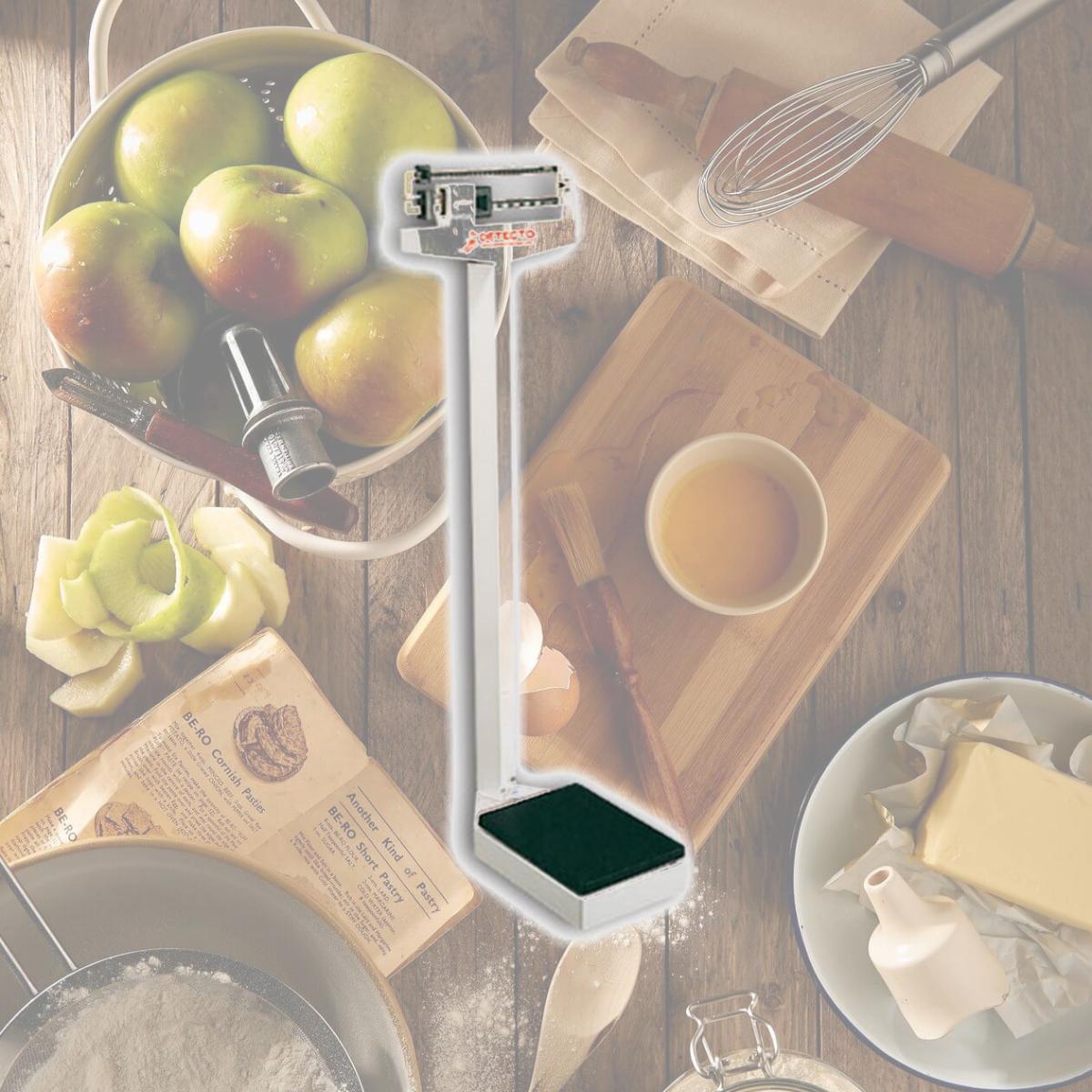 Picture of Detecto 337 10.5 in. X 14.5 in. Platform Eye Level Physician Scale 400 Lbs X 4 Oz- 175 Kg X 100 G Without Height Rod