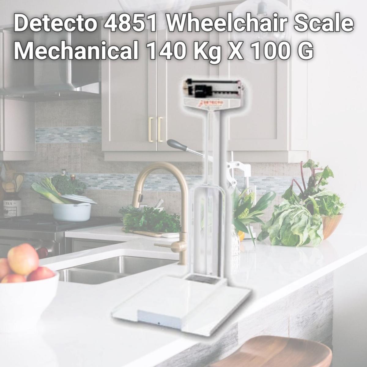 Picture of Detecto 4851 Wheelchair Scale Mechanical 140 Kg X 100 G
