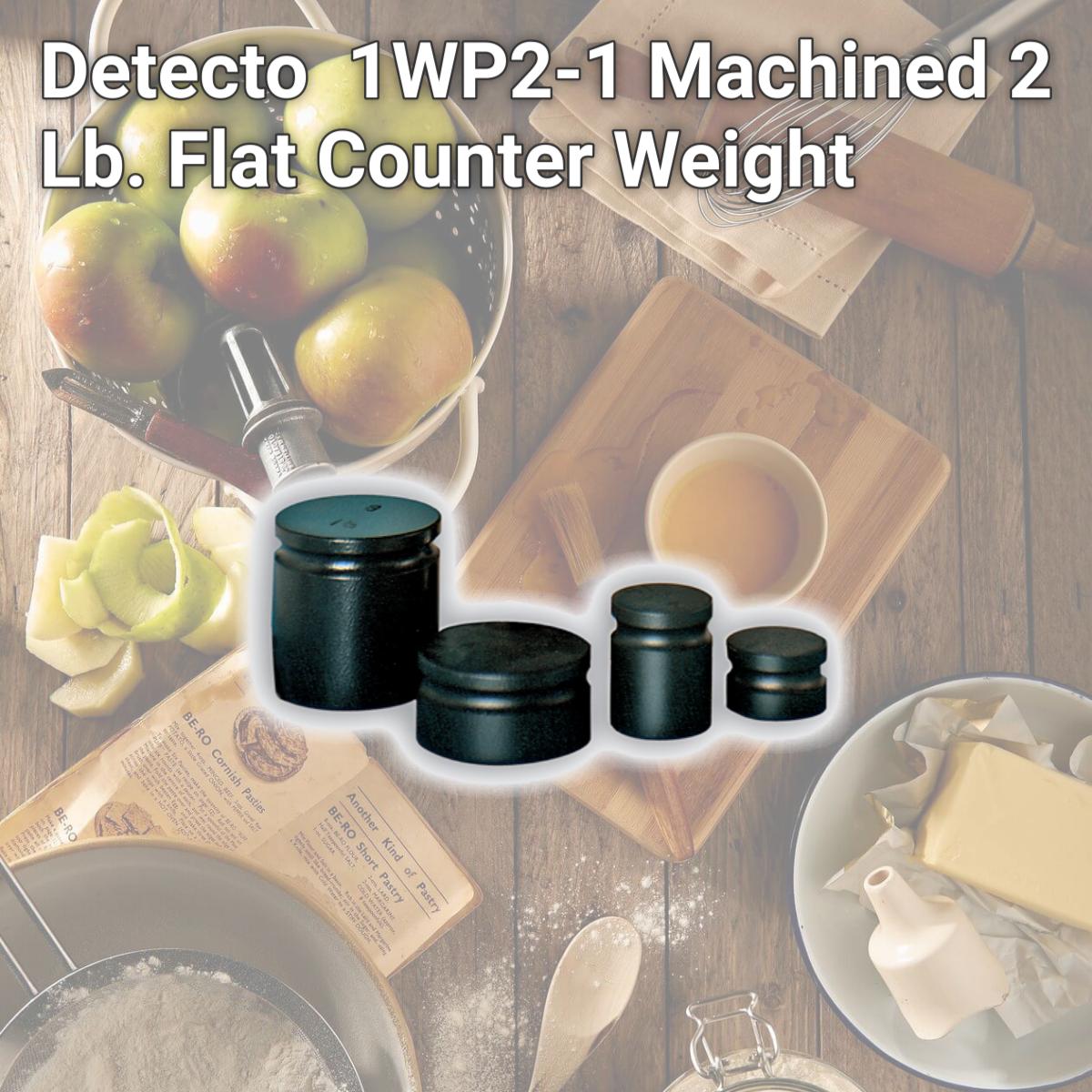 Picture of Detecto  1WP2-1 Machined 2 Lb. Flat Counter Weight