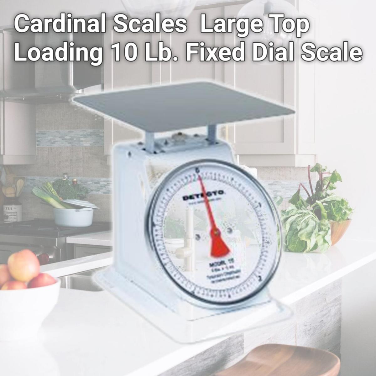 Picture of Detecto  T10 Large Top Loading 10 Lb. Fixed Dial Scale