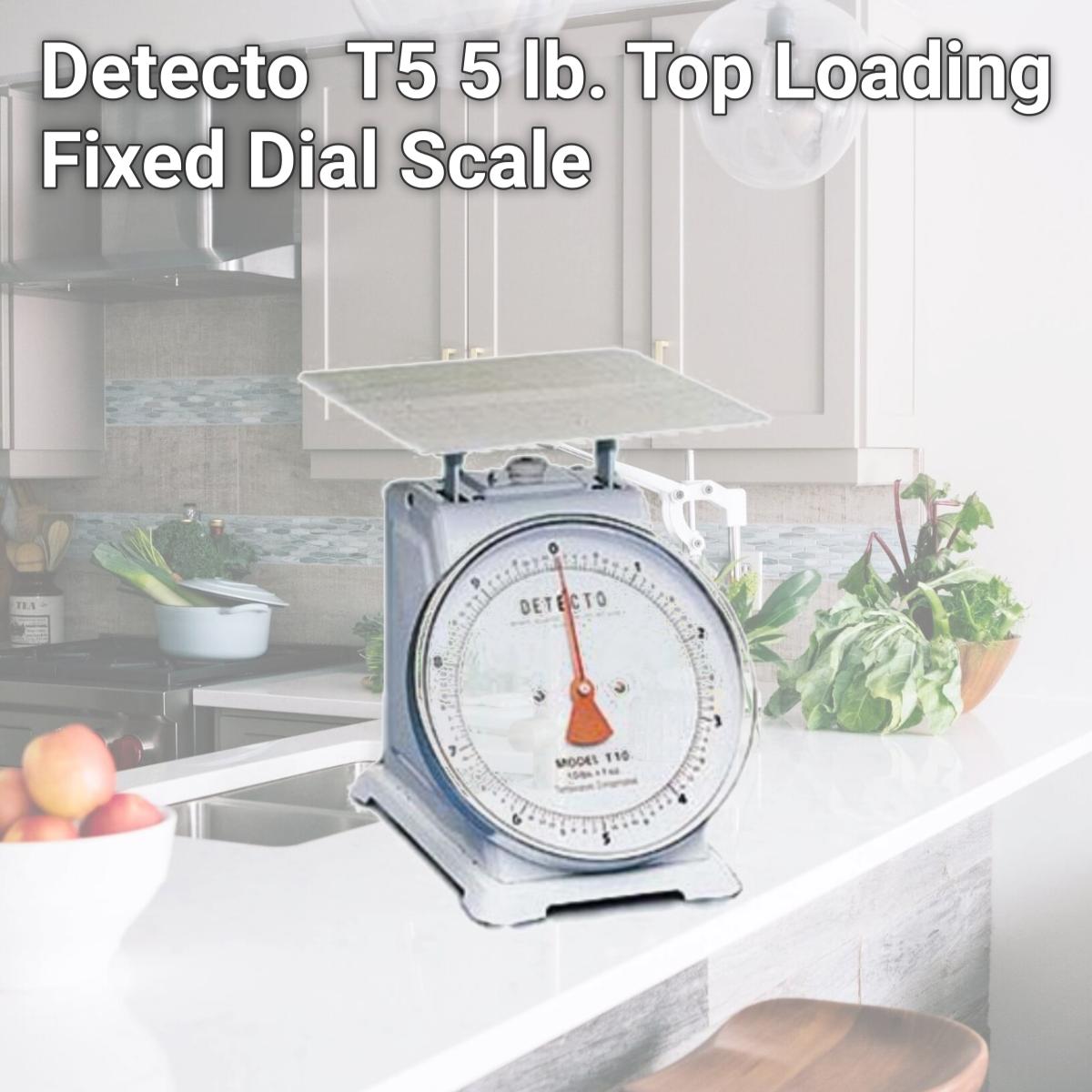 Picture of Detecto  T5 5 lb. Top Loading Fixed Dial Scale
