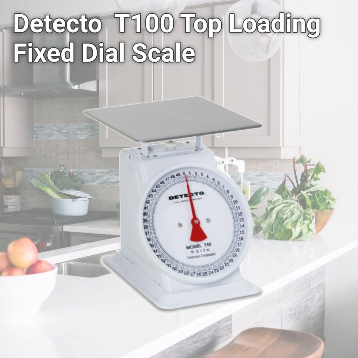 Picture of Detecto  T100 Top Loading Fixed Dial Scale