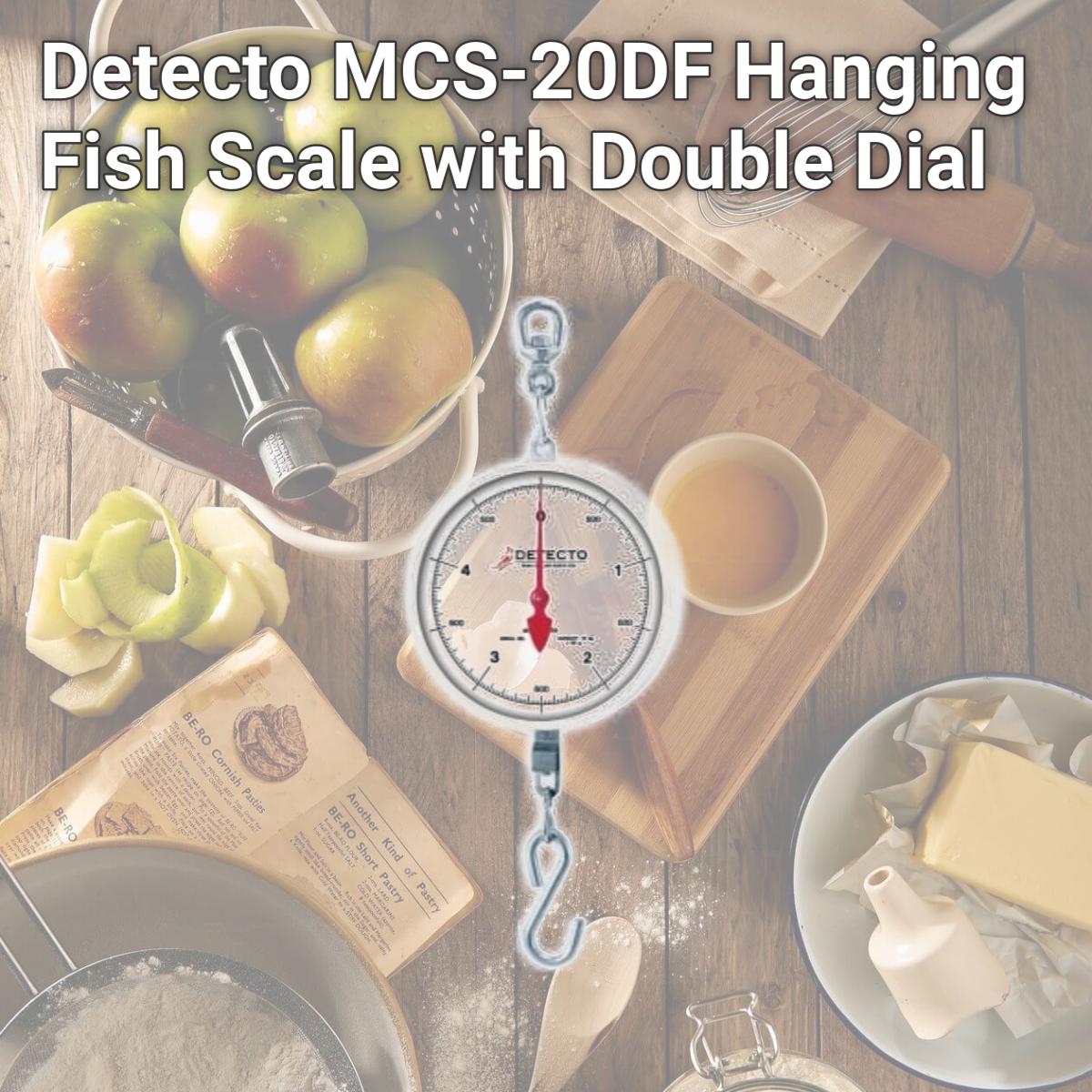 Picture of Detecto  MCS-20DF Hanging Fish Scale with Double Dial