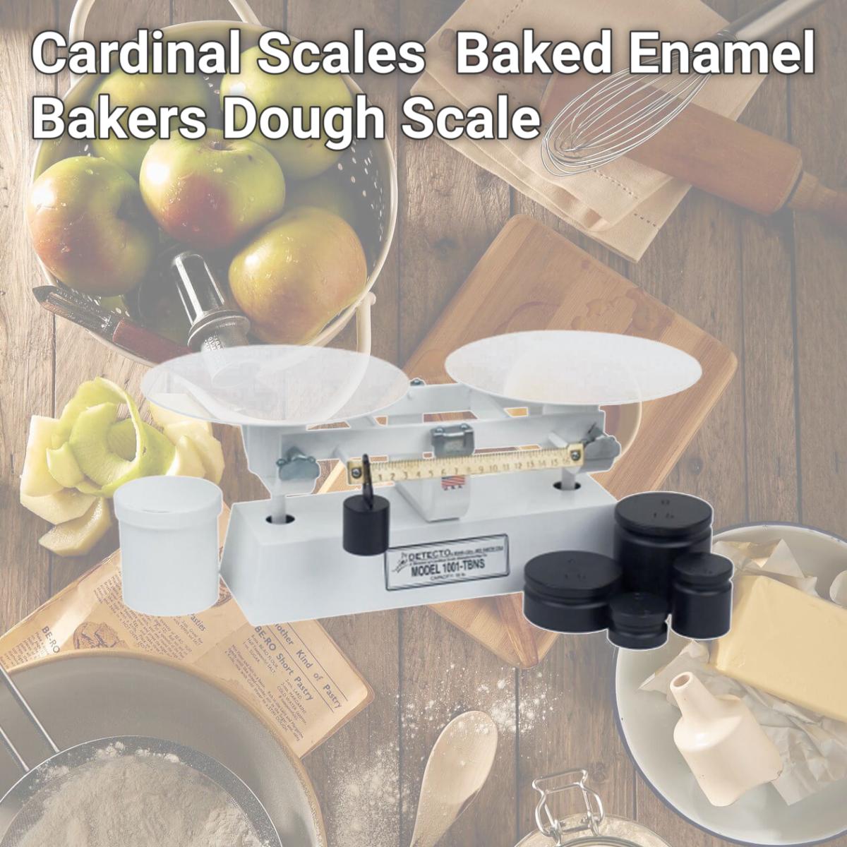 Picture of Detecto  1002T2BNS  Baked Enamel Bakers Dough Scale