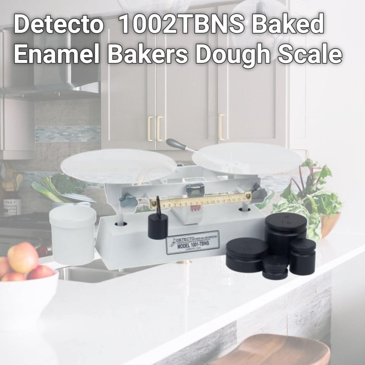Picture of Detecto  1002TBNS Baked Enamel Bakers Dough Scale