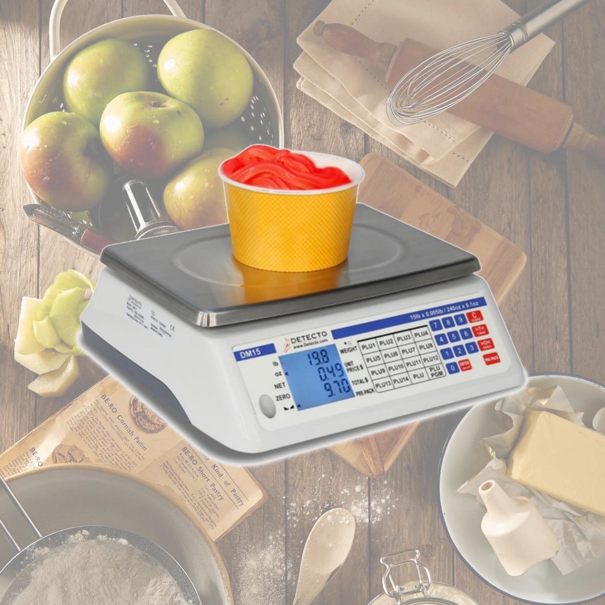 Picture of Detecto  DM15 13.4 x 13.4 in. Electronic Price Computing Scale- 240 oz