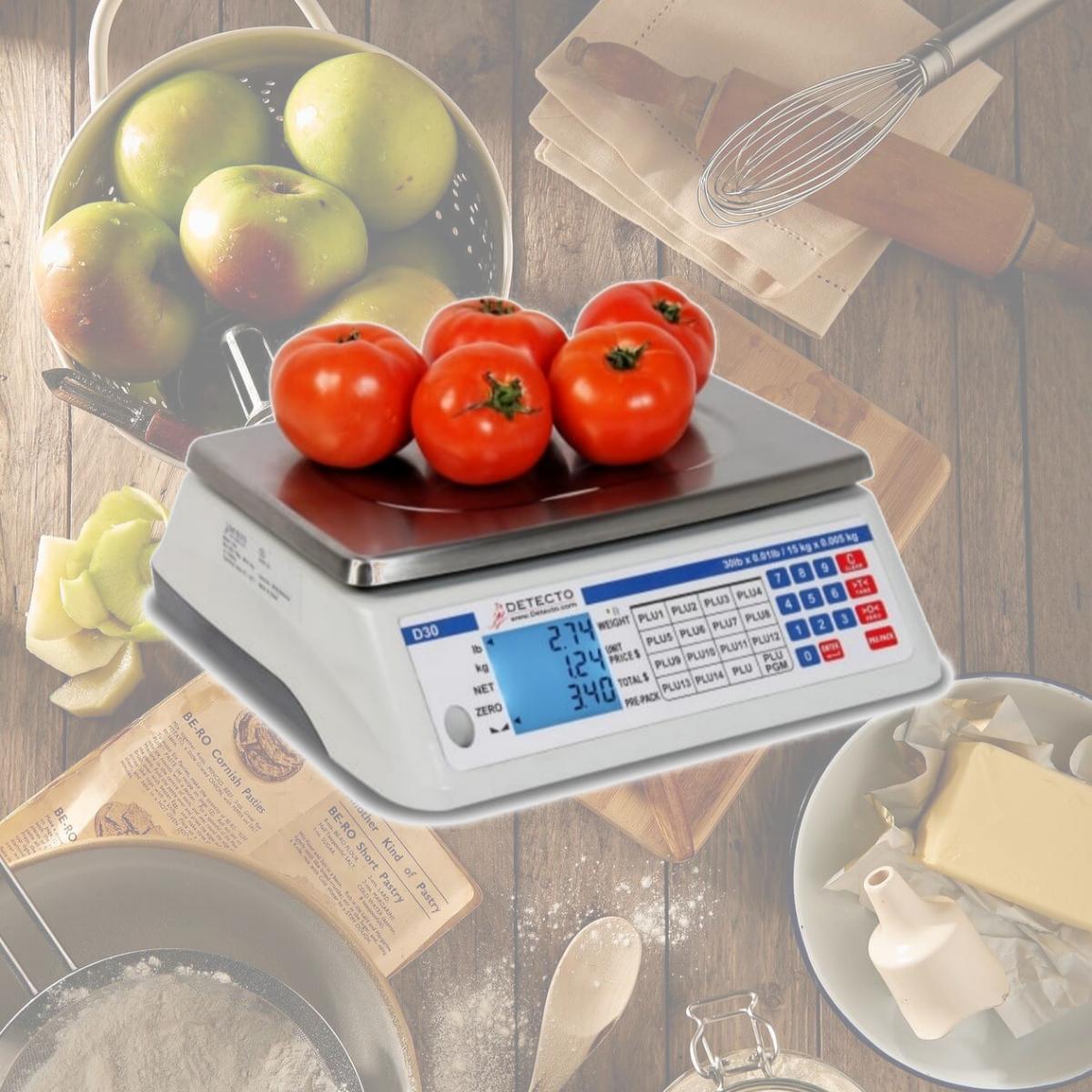 Picture of Detecto  D15 13.4 x 13.4 in Electronic Price Computing Scale- 15 lbs