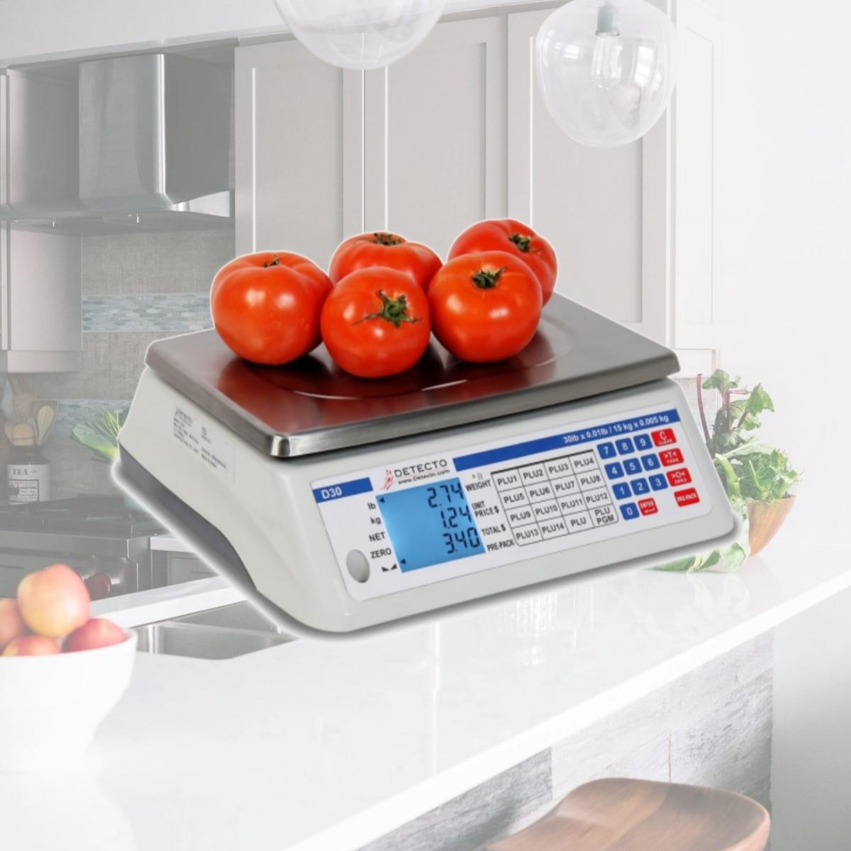 Picture of Detecto  D30 13.4 x 13.4 in Electronic Price Computing Scale- 30 lbs
