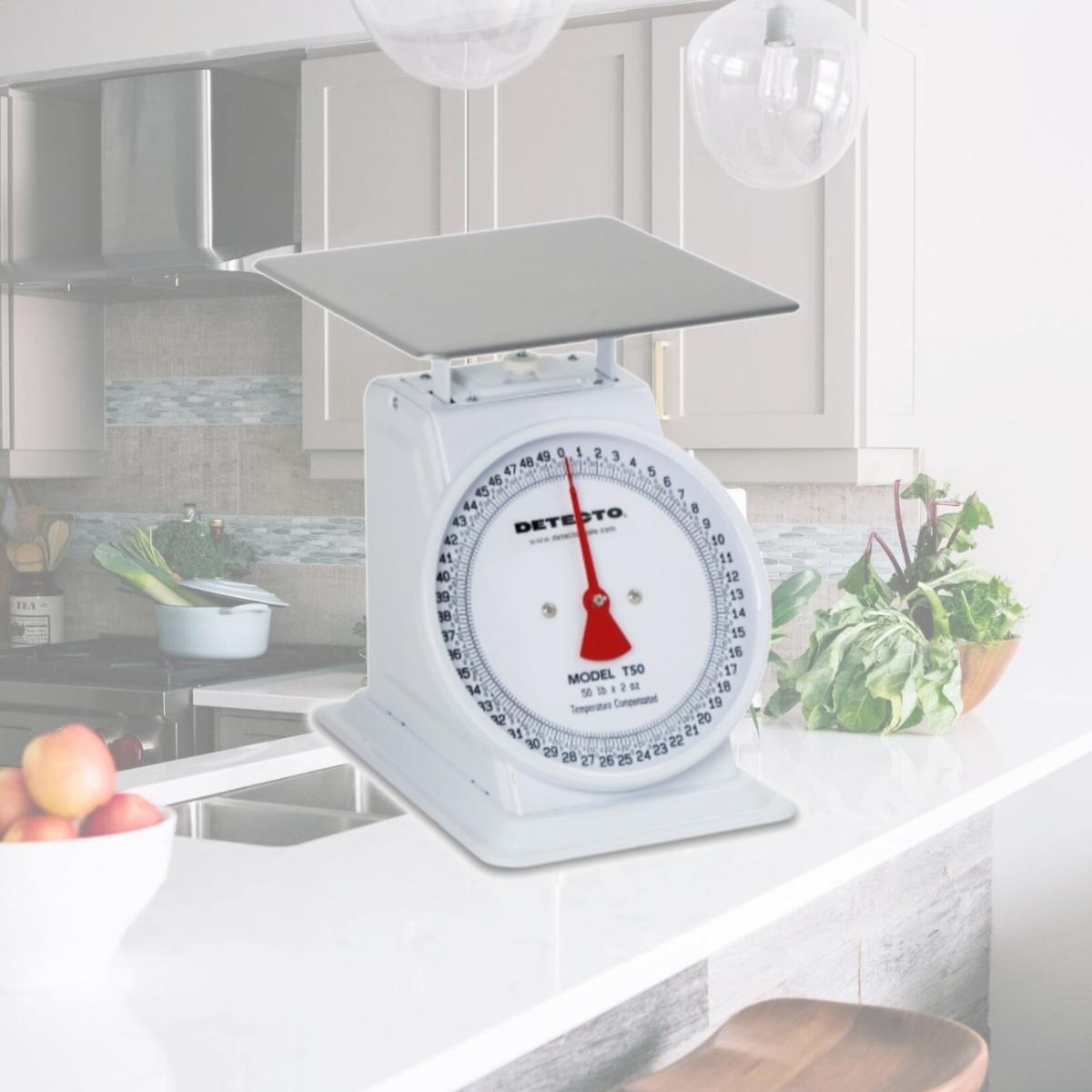 Picture of Detecto  T50 Top Loading Fixed Dial Scale with No Bowl- 50 lbs