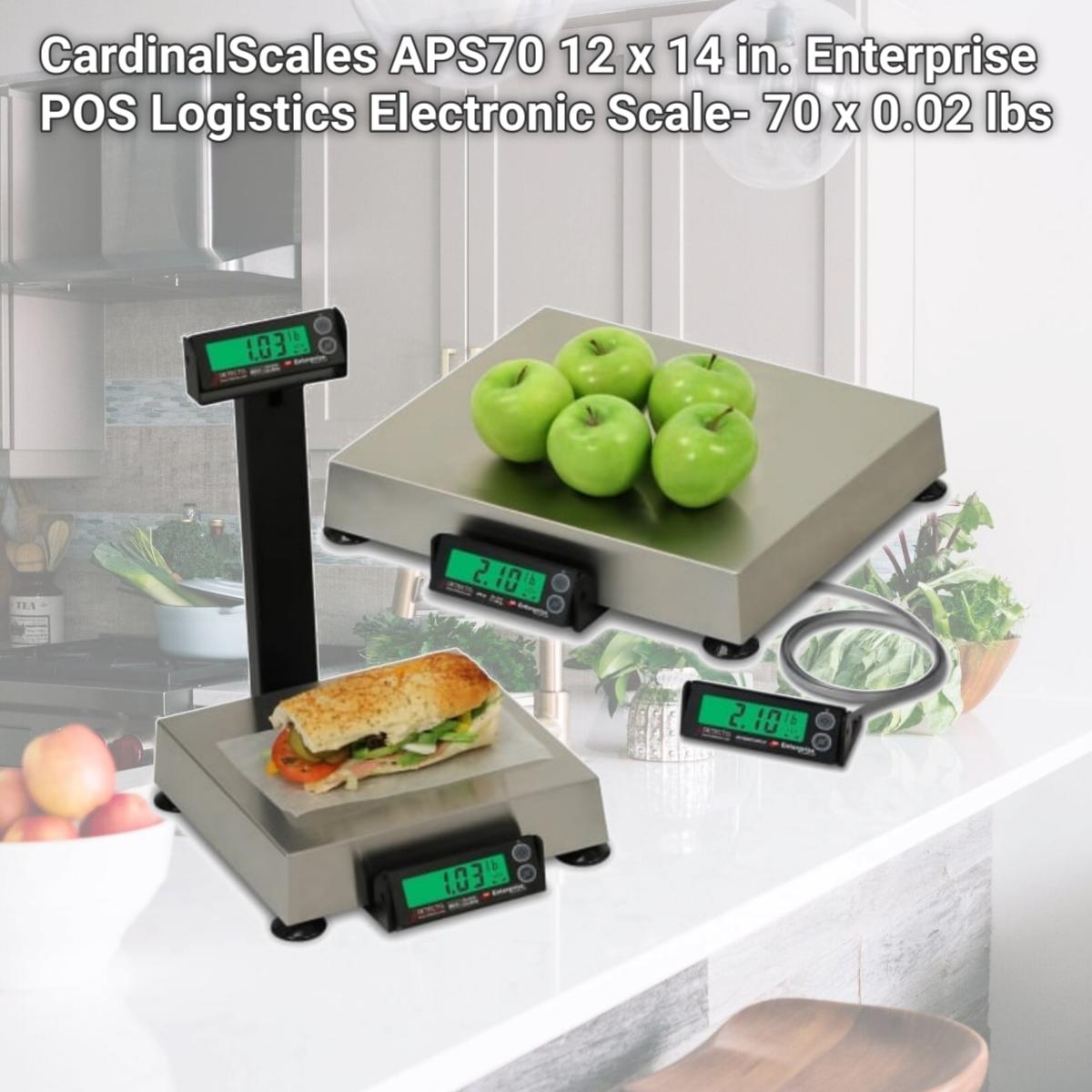 Picture of CardinalScales APS70 12 x 14 in. Enterprise POS Logistics Electronic Scale- 70 x 0.02 lbs
