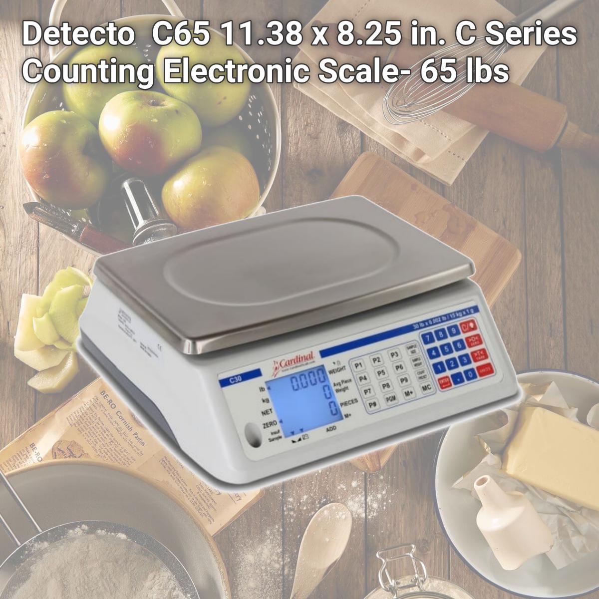 Picture of Detecto  C65 11.38 x 8.25 in. C Series Counting Electronic Scale- 65 lbs