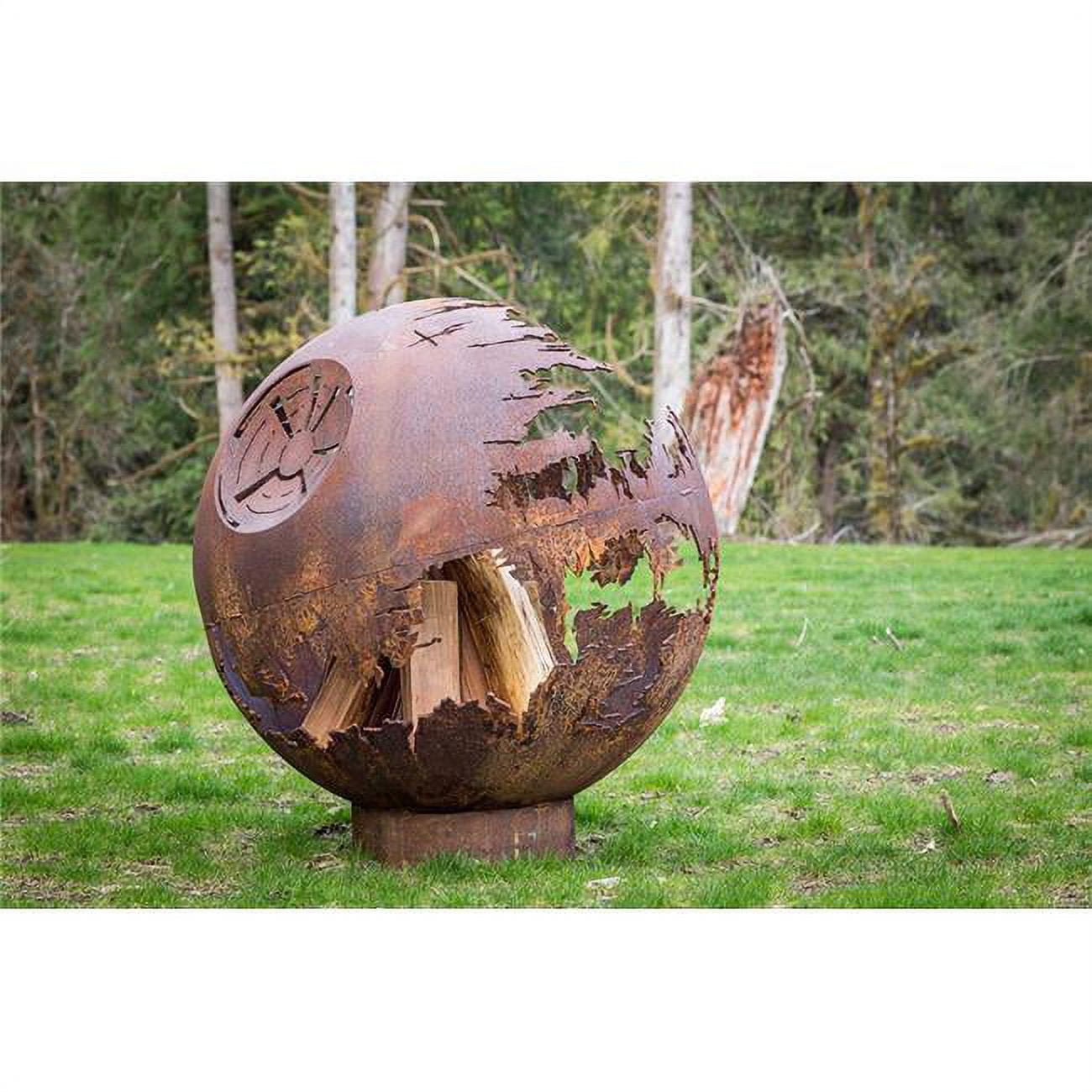 30001-ngei Death Star Fire Pit - Natural Gas With Electronic Ignition