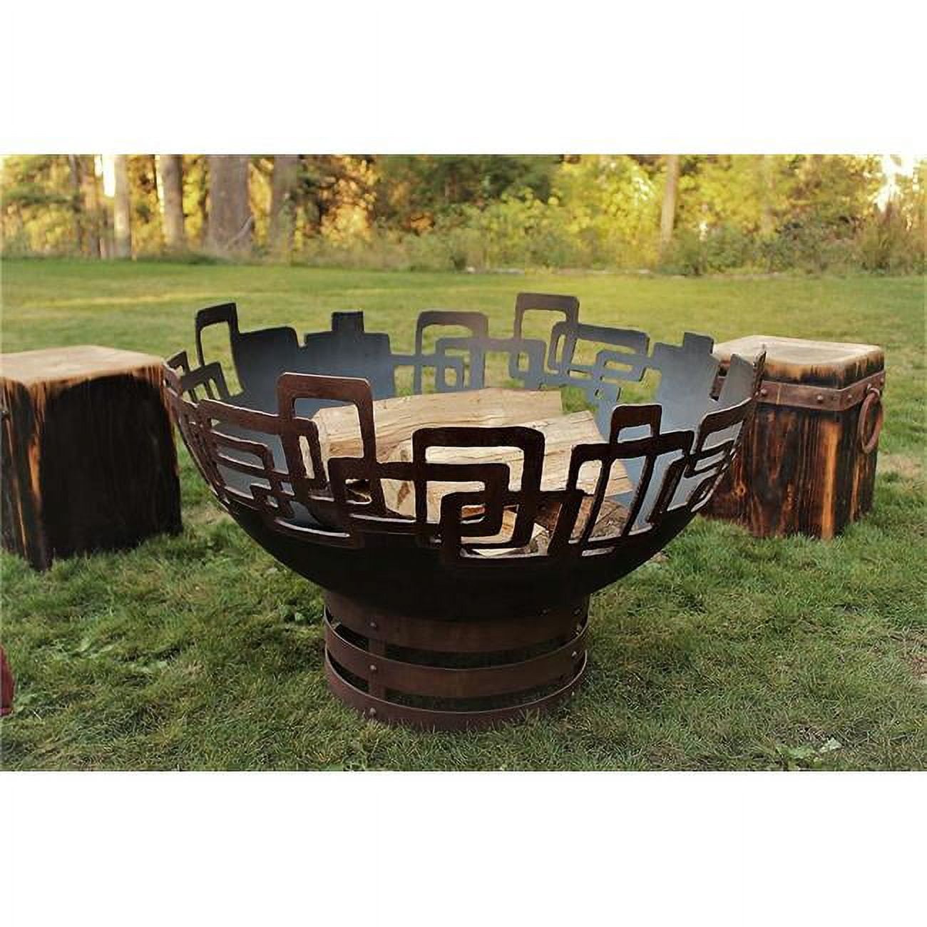 20009 Prevailing Links Wood Burning Fire Pit