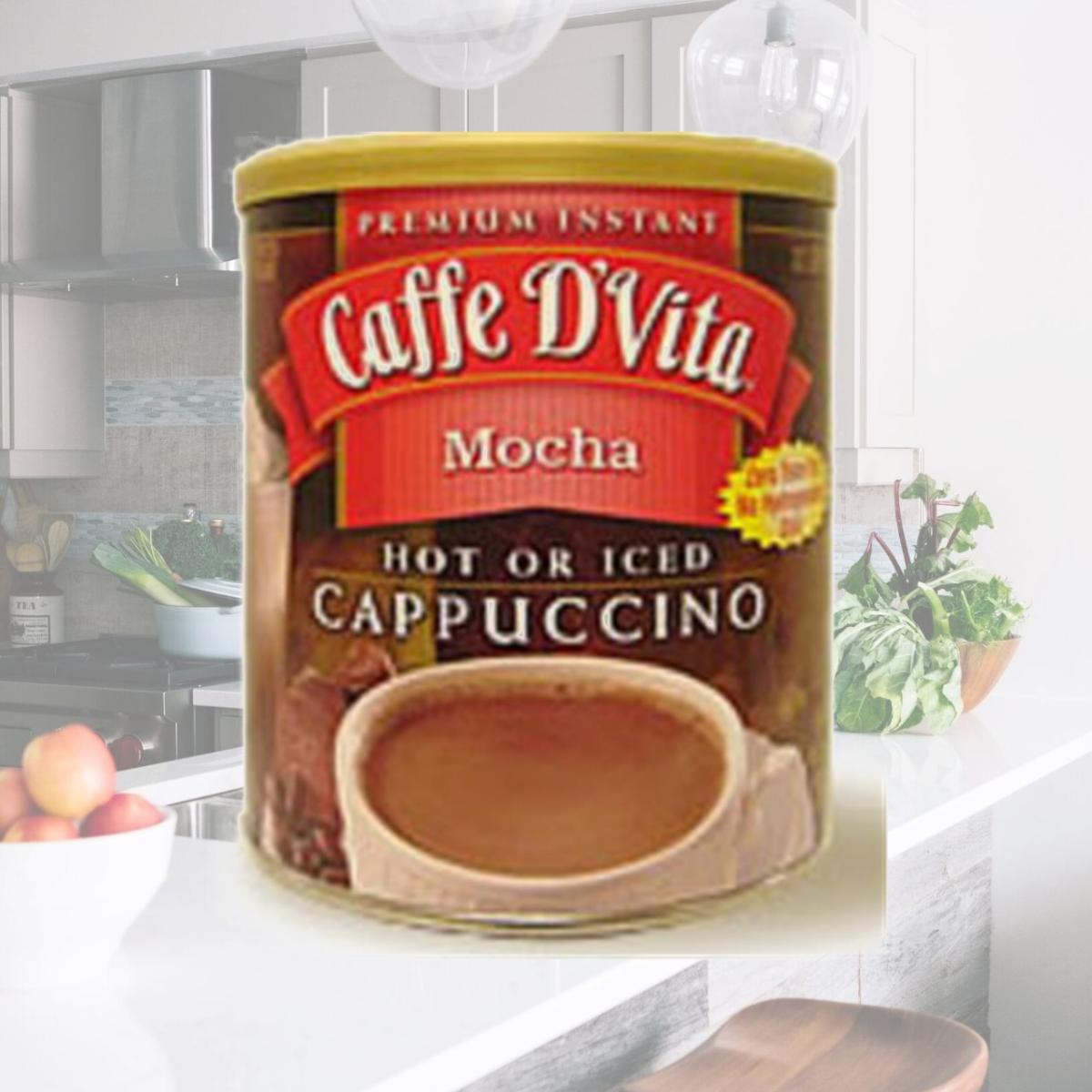 Picture of Caffe DVita F-DV-1C-06-MCHA-NU Mocha Cappuccino 6 1lb canisters