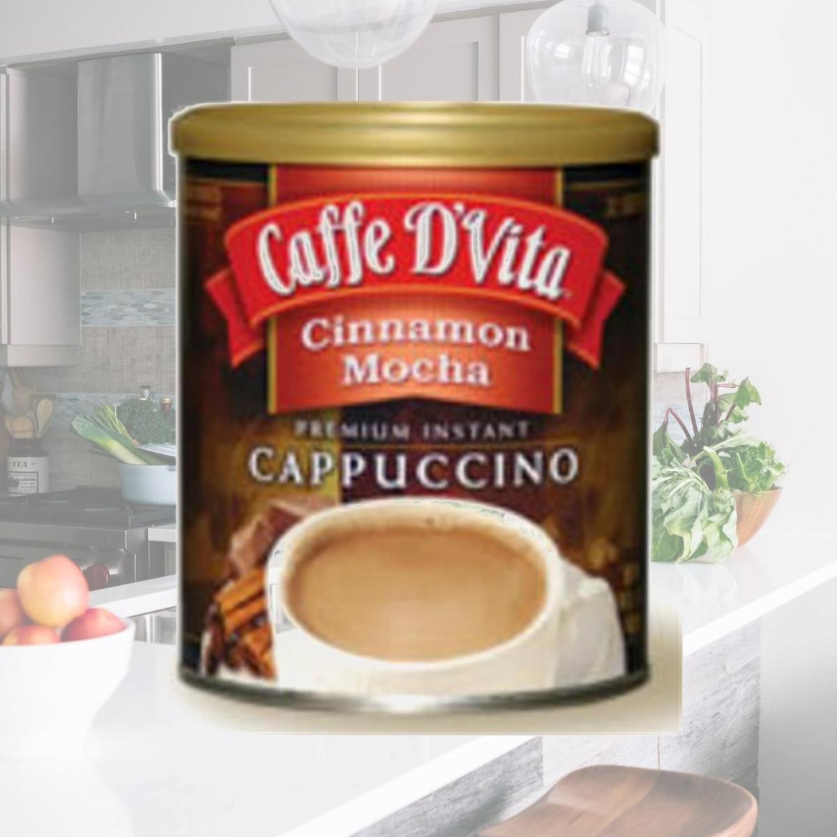 Picture of Caffe DVita F-DV-1C-06-CINA-NU Cinnamon Mocha Cappuccino 6 1lb canisters