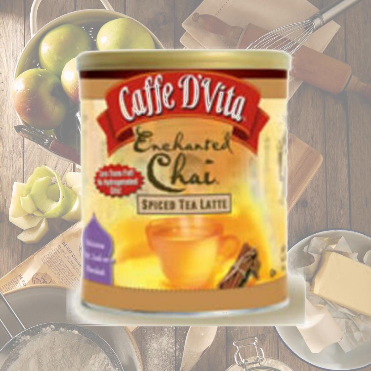 Picture of Caffe DVita F-EC-1C-06-SPCT-21 Enchanted Chai Spiced Tea Latte 6 1lb canisters