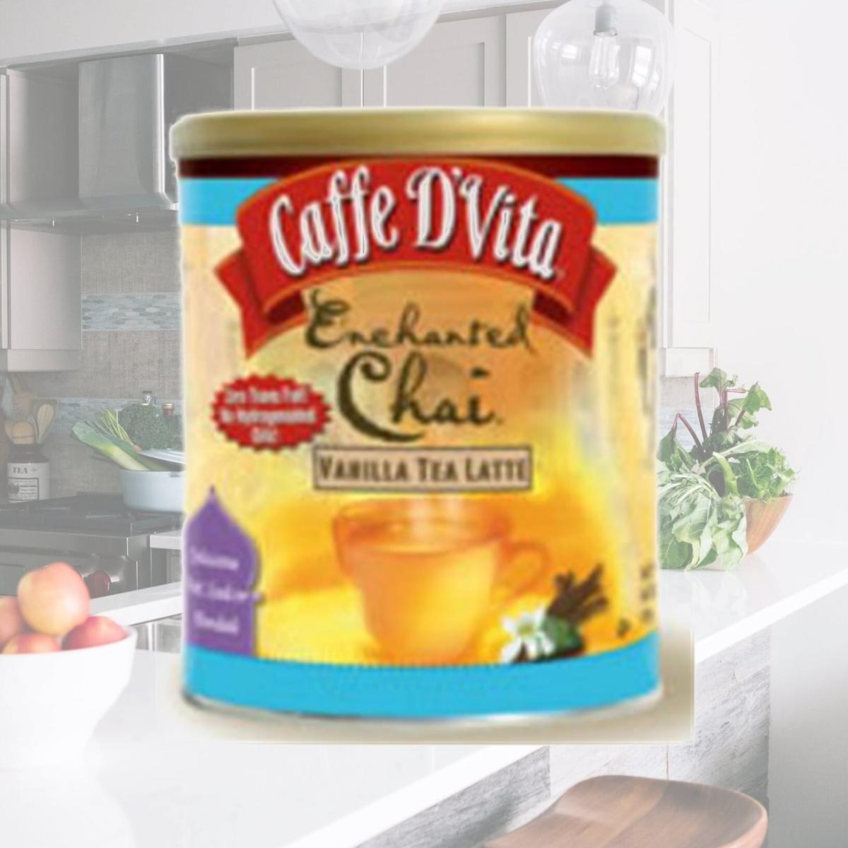 Picture of Caffe DVita F-EC-1C-06-VCCT-21 Enchanted Chai Vanilla Tea Latte 6 1lb canisters