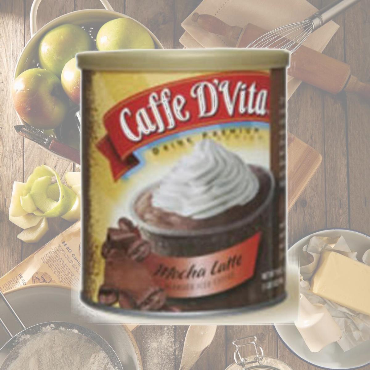 Picture of Caffe DVita F-DV-1C-06-MCHA-IC Mocha Latte Blended Iced Coffee 6 1lb canisters